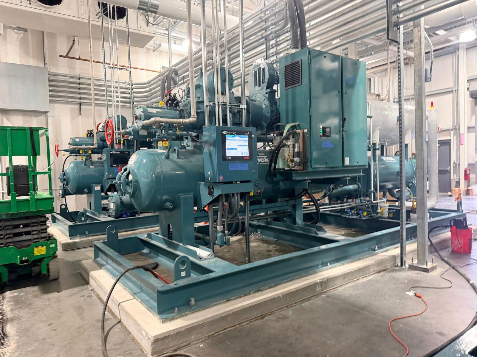 Industrial power equipment serviced by GenTech technicians